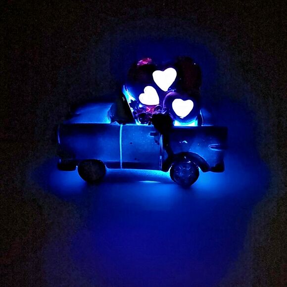 Happy Valentine's Day Light Up Convertible Car Decor Roses Hearts Multicolor - Picture 12 of 15